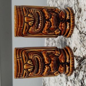 TIKI LEILANI Vintage ceramic tumbler drinkware tropical